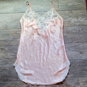 Vintage blush pink Chemise Slip dress